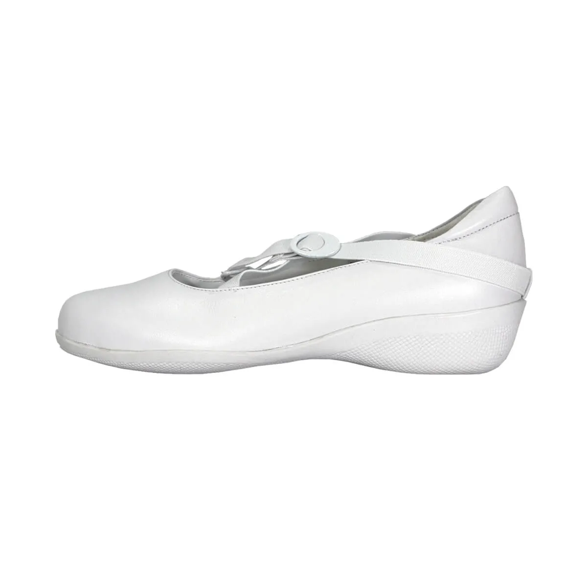 24 HOUR COMFORT Marci Women's Wide Width Leather Slip-On Shoes