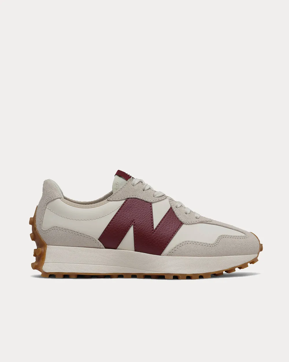 327 Moonbeam Classic Burgundy Low Top Sneakers