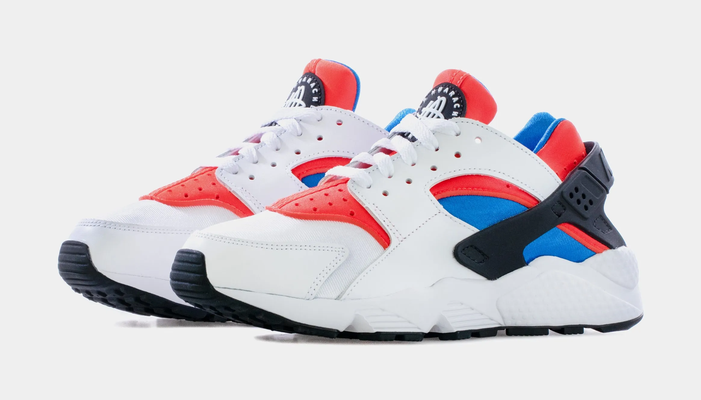 Air Huarache Womens Running Shoes (White/Red)