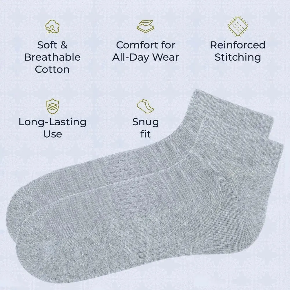 Ankle Socks for Women|Sneaker Socks|Low Cut Breathable Sock|Athletic Socks Gym Activewear Everyday Sock|4 Packs
