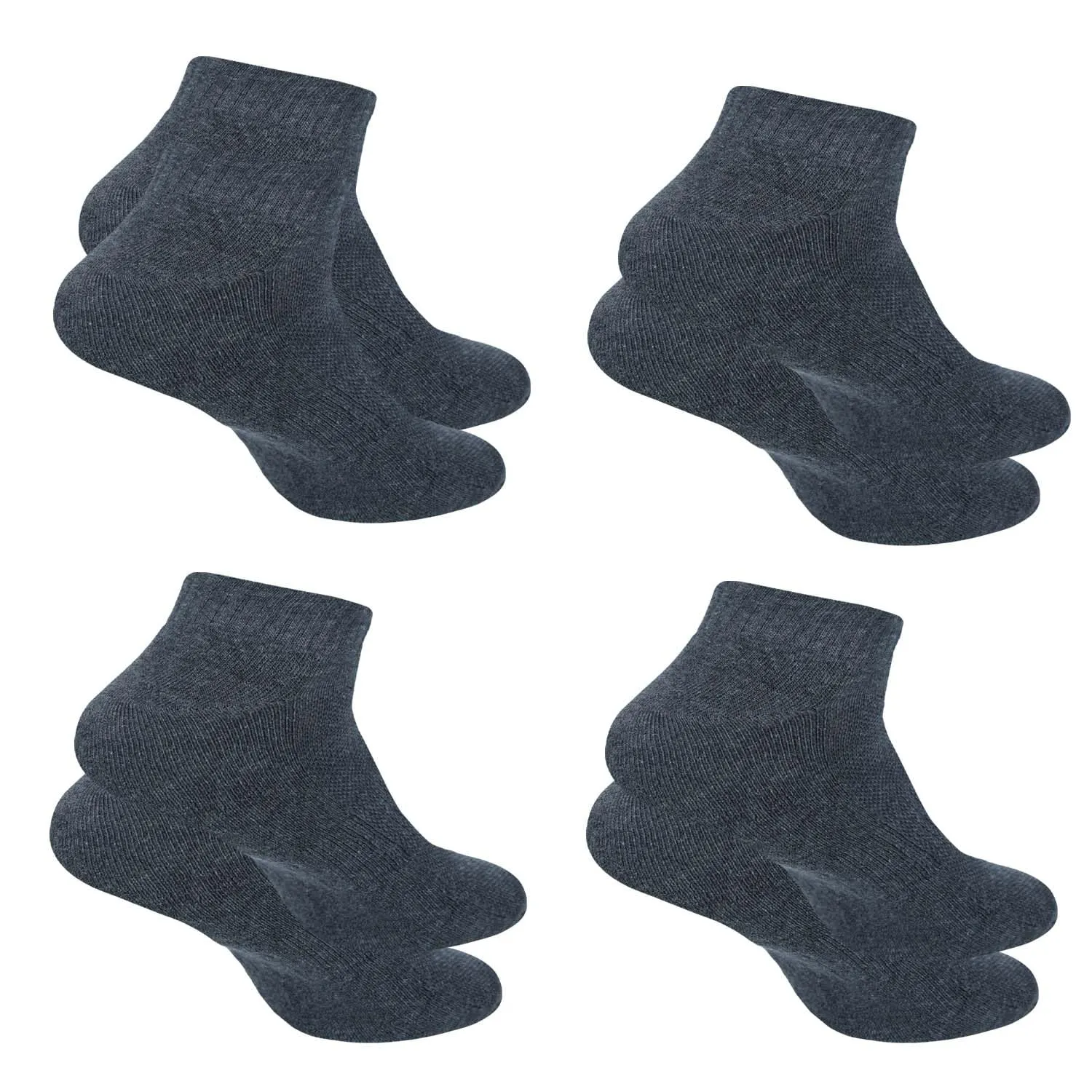 Ankle Socks for Women|Sneaker Socks|Low Cut Breathable Sock|Athletic Socks Gym Activewear Everyday Sock|4 Packs