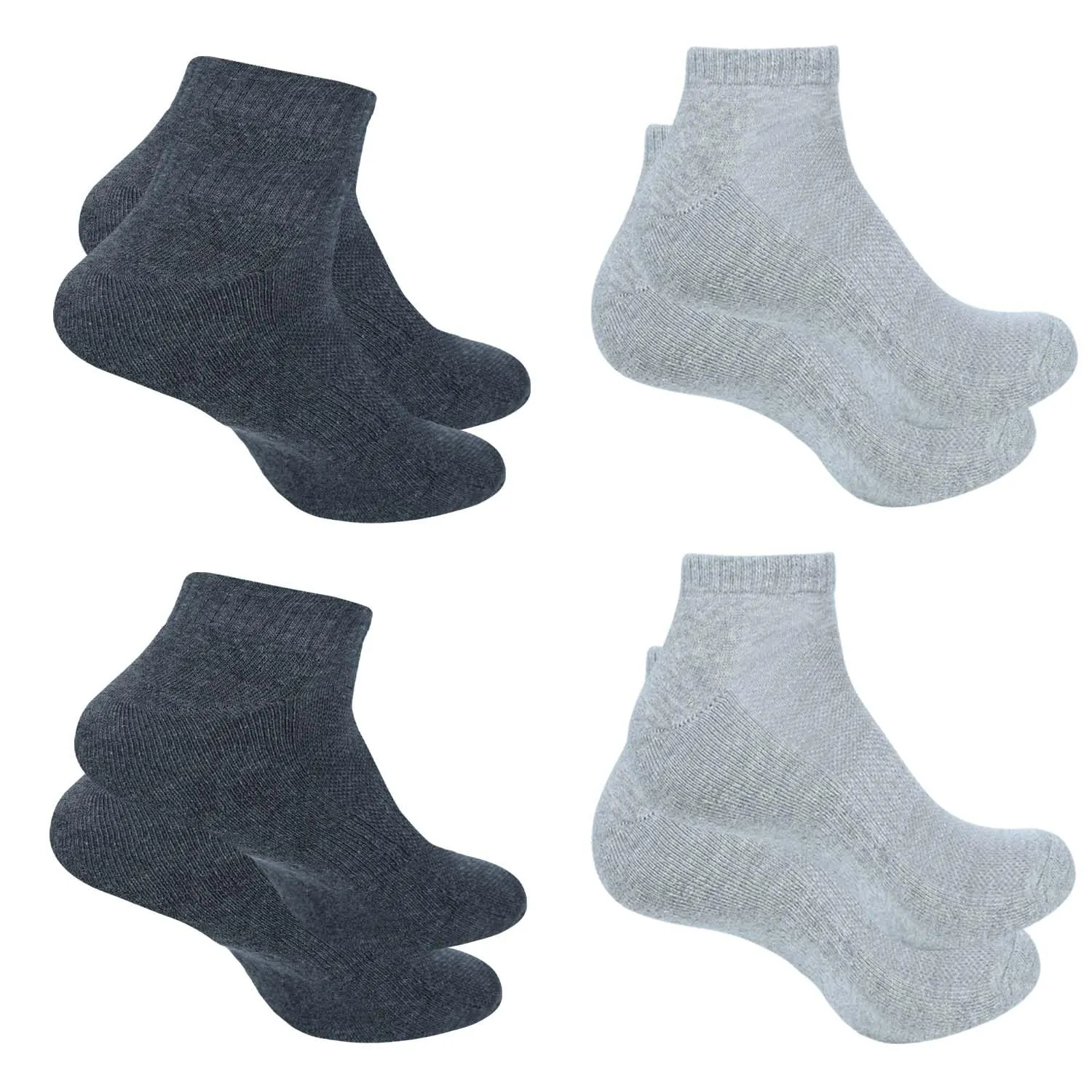 Ankle Socks for Women|Sneaker Socks|Low Cut Breathable Sock|Athletic Socks Gym Activewear Everyday Sock|4 Packs