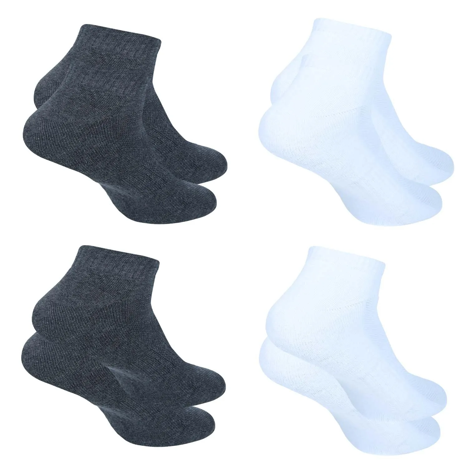 Ankle Socks for Women|Sneaker Socks|Low Cut Breathable Sock|Athletic Socks Gym Activewear Everyday Sock|4 Packs