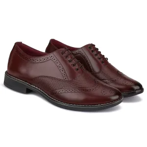 Bersache Comfortable Formal Outdoor Stylish Officewear Partywear Shoes For Men 9100 (Tan)