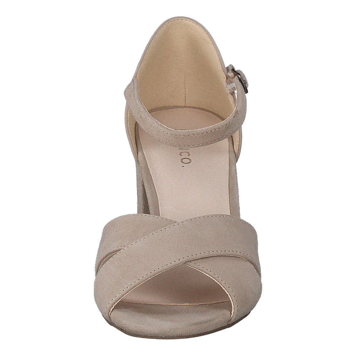 Biacate Suede Cross Sandal 271 Nougat 1