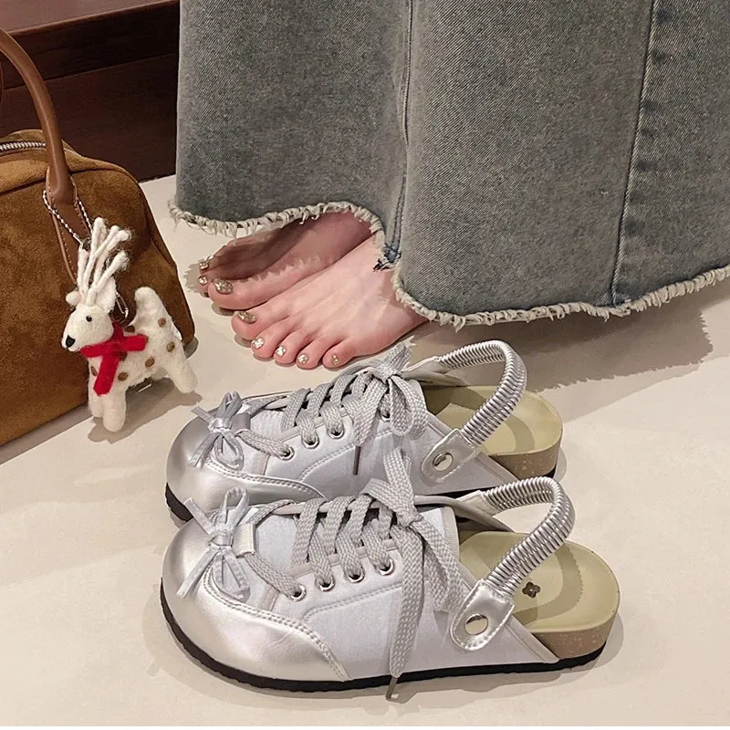 binfenxie Designer Cover Toe Women Mules Slippers Fashion Shallow Slip On Ladies Casual Street Style Platform Flats Slides