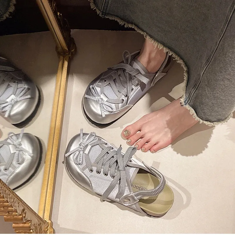 binfenxie Designer Cover Toe Women Mules Slippers Fashion Shallow Slip On Ladies Casual Street Style Platform Flats Slides