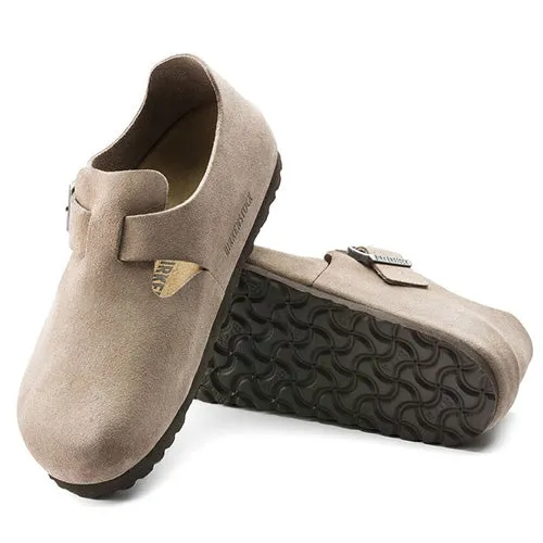 Birkenstock Men's Suede Shoes - London - Taupe