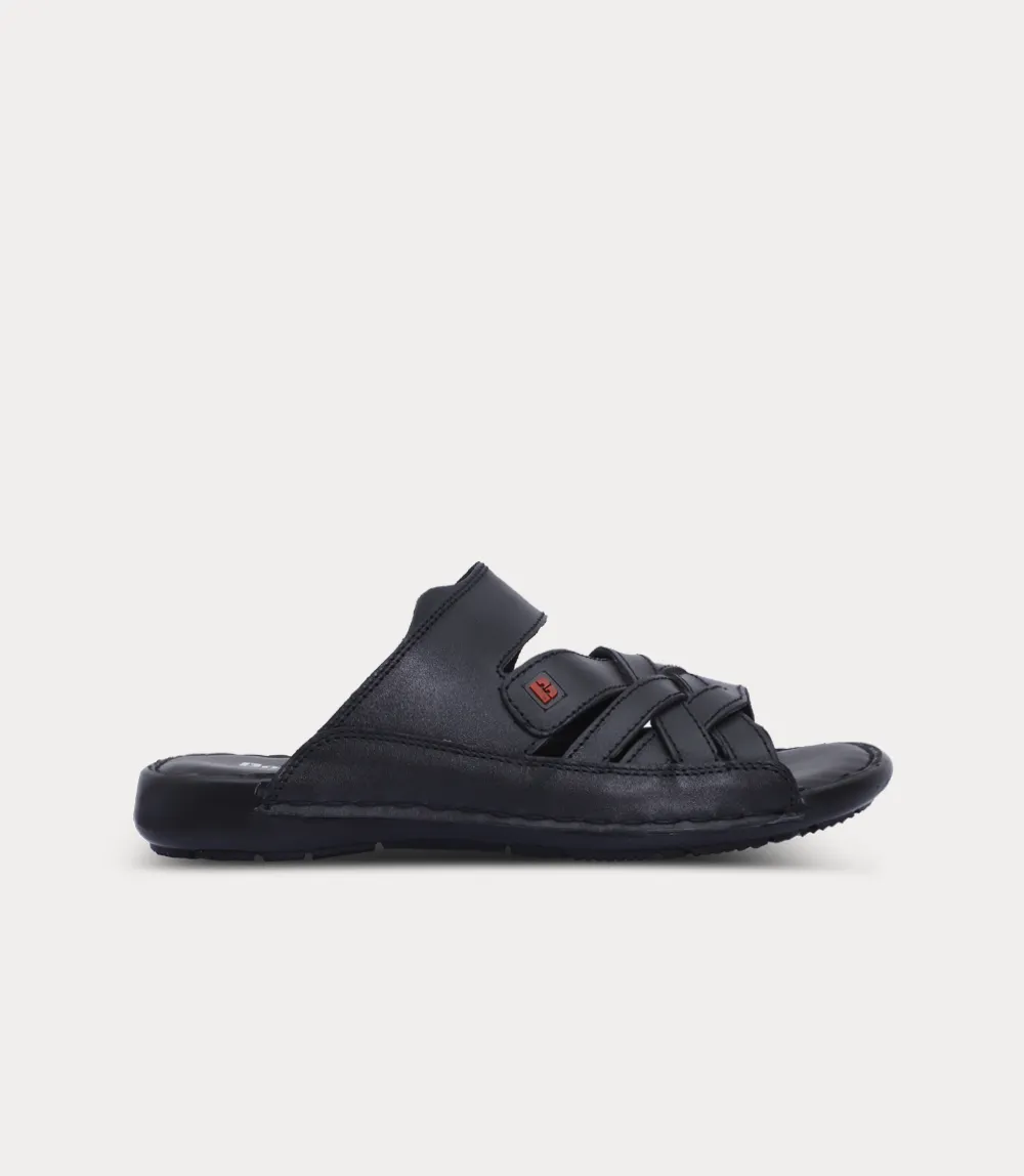 BM6867-BLACK-Men Slipper