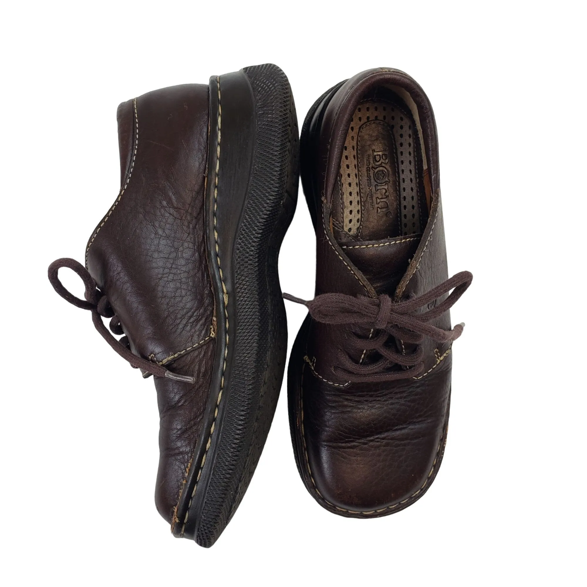 Born Classic Oxford Leather Lace-Up Shoes Size 6