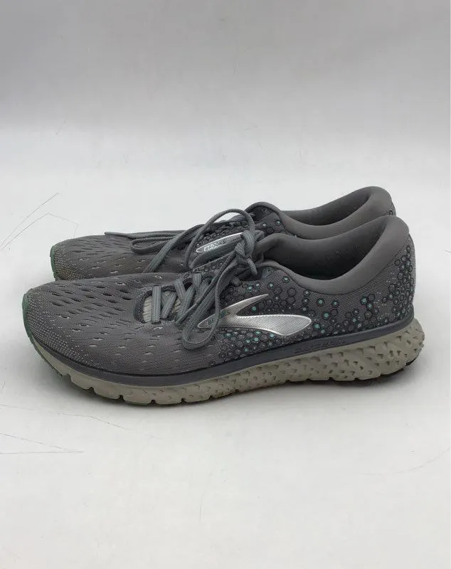 Brooks Women's Glycerin 17 1202831B070 Gray Lace-Up Running Shoes - Size 9.5