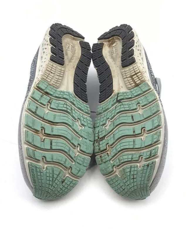 Brooks Women's Glycerin 17 1202831B070 Gray Lace-Up Running Shoes - Size 9.5