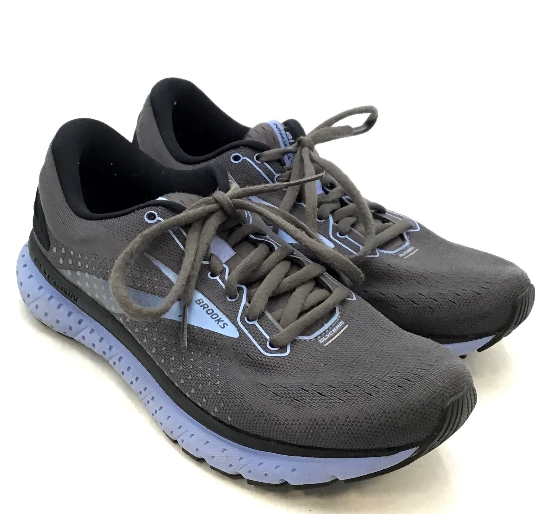 Brooks Women's Glycerin 18 1203171D050 Black Running Shoes - Size 8