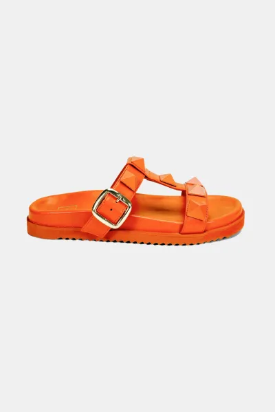 Buggs Studded Flats - Orange