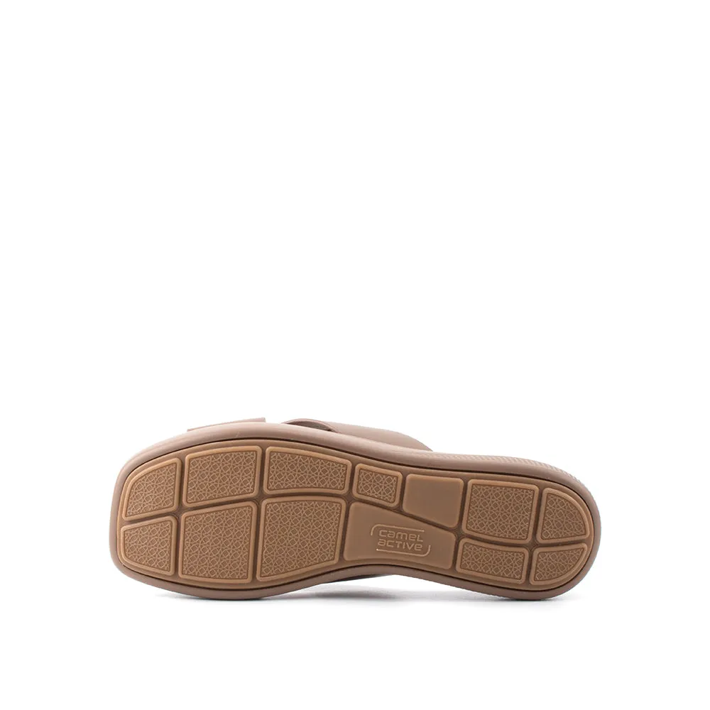 camel active Women Victoria 1 Cross-Strap Sandals -782402-YR01SV-6-KHAKI