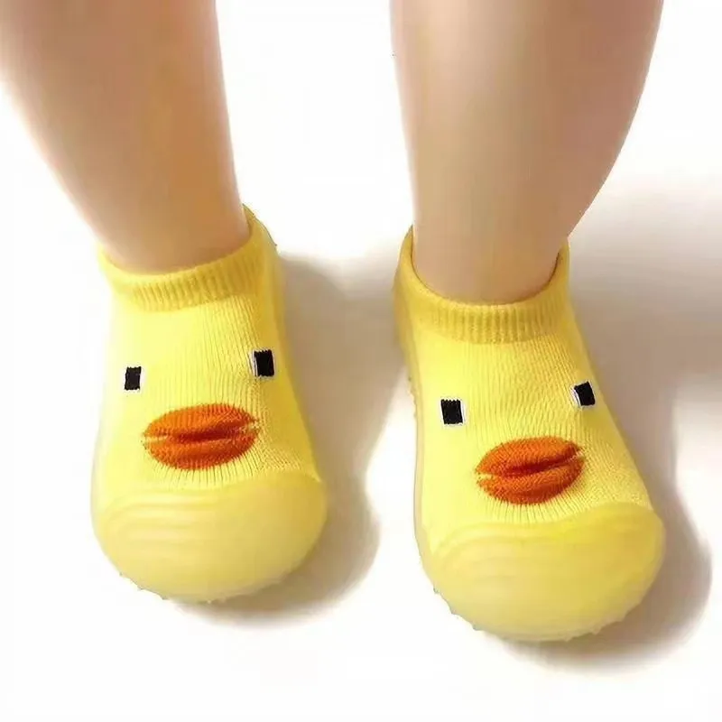 Cartoon little yellow duck baby toddler shoes