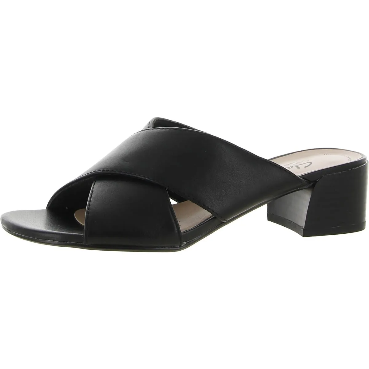 Clarks Womens Caroleigh Erin Leather Dressy Heel Sandals