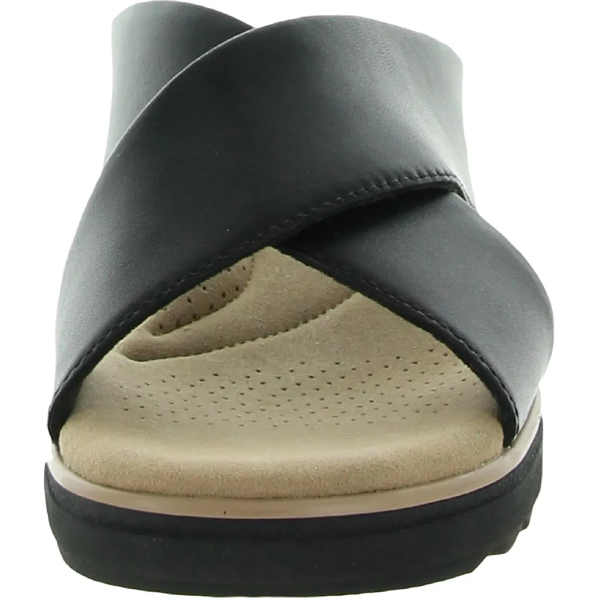 Clarks Womens Jillian Gem Leather Open Toe Platform Sandals