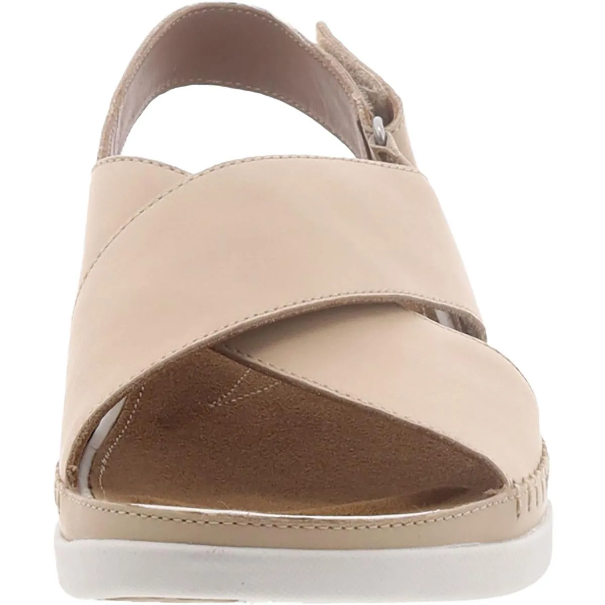Clarks Womens Tri Alexia Open Toe Leather Slingback Sandals
