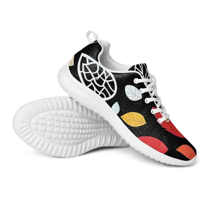 Cozy Fall Leaves Women's Athletic Shoes