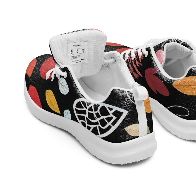Cozy Fall Leaves Women's Athletic Shoes