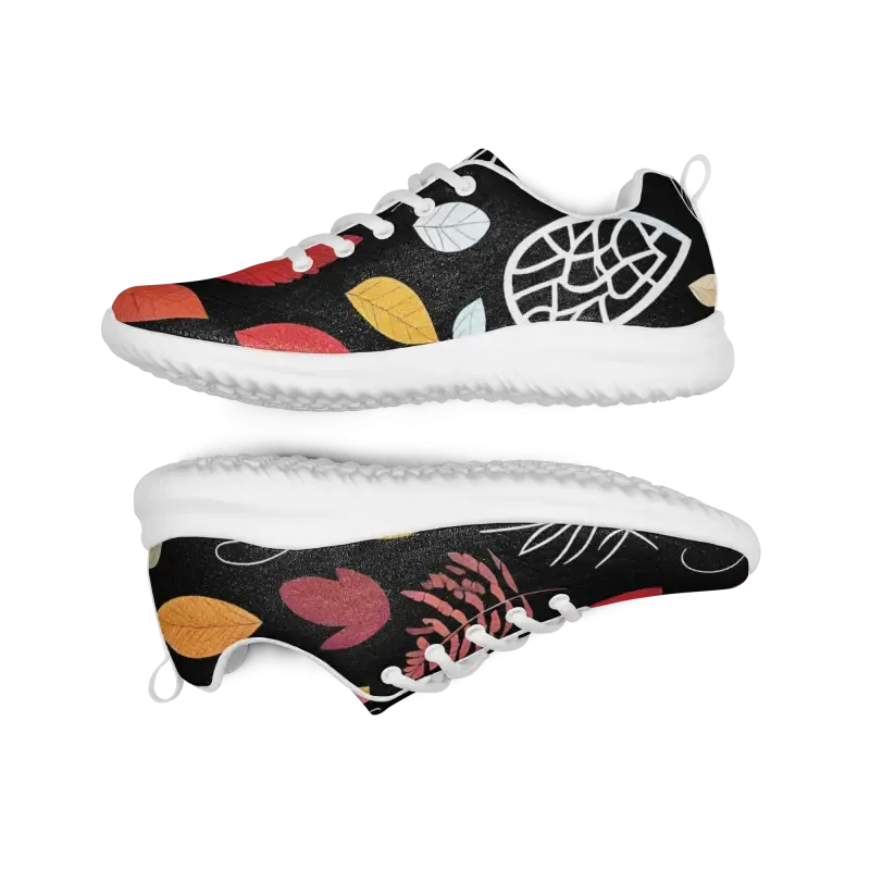 Cozy Fall Leaves Women's Athletic Shoes