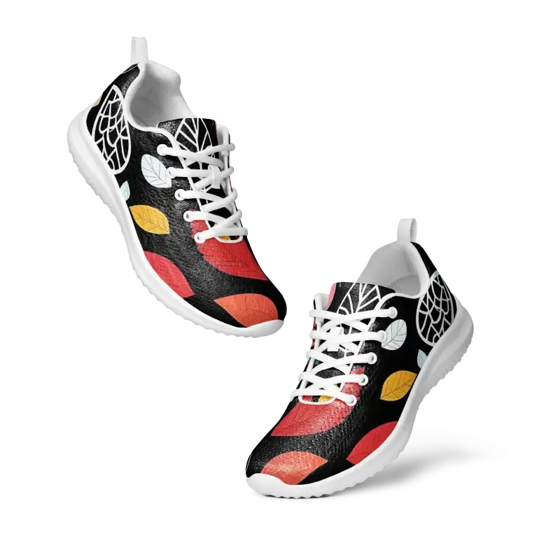 Cozy Fall Leaves Women's Athletic Shoes