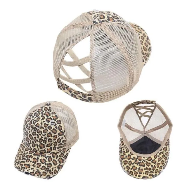 Criss Cross Easy Ponytail Cap