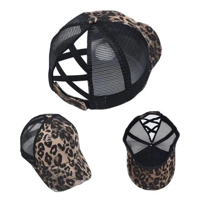 Criss Cross Easy Ponytail Cap