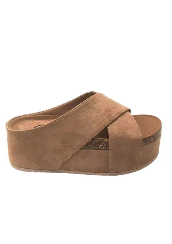 Criss-Cross Straps Comfortable Flatform