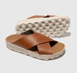 Criss-cross Tan Sandals