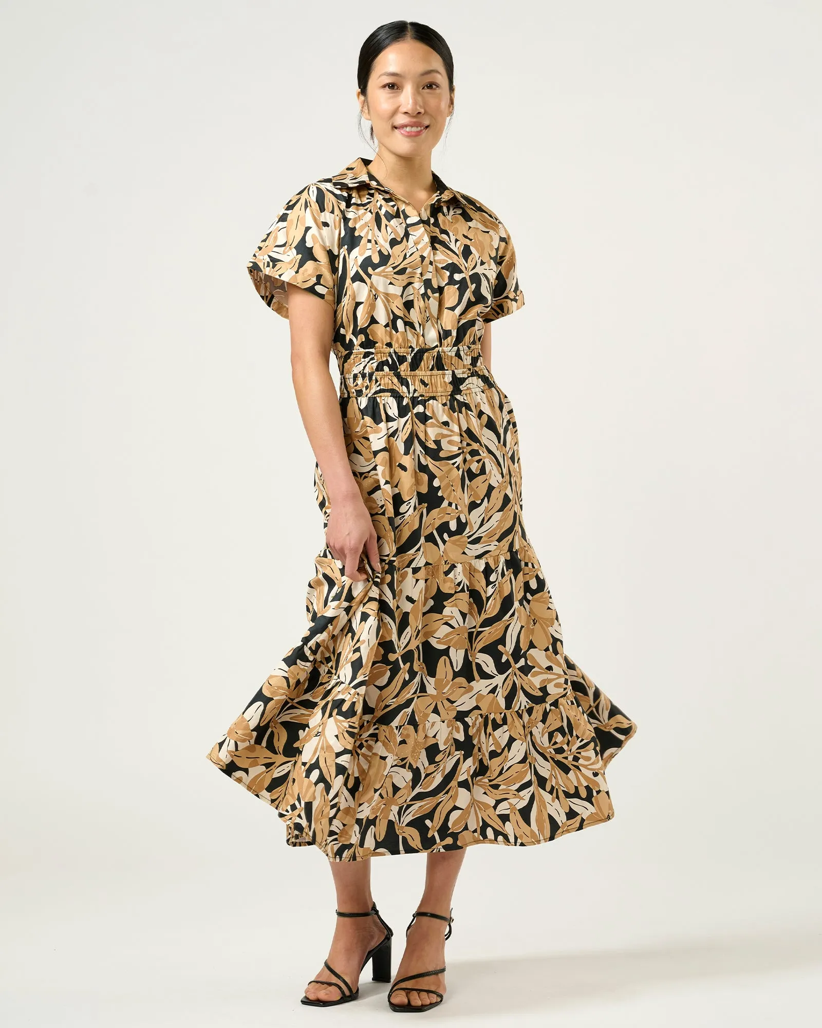 Cross Collared Dress