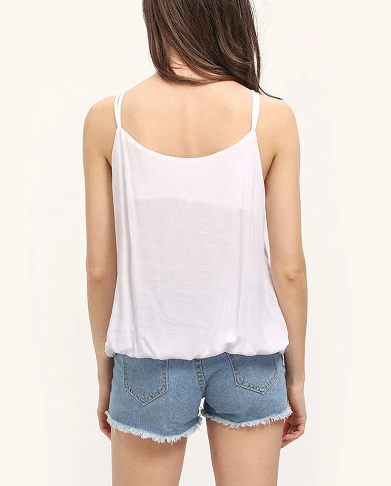Cross strap blouses