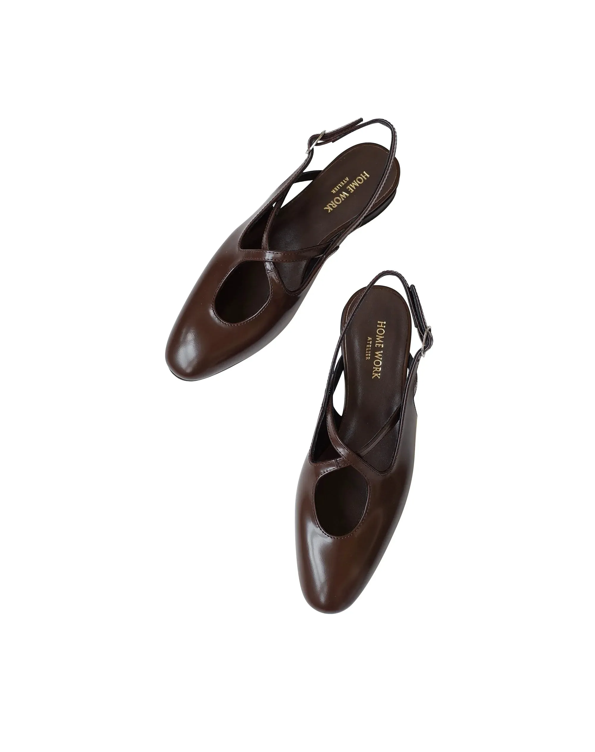 Cross Strap Slingback Sandals