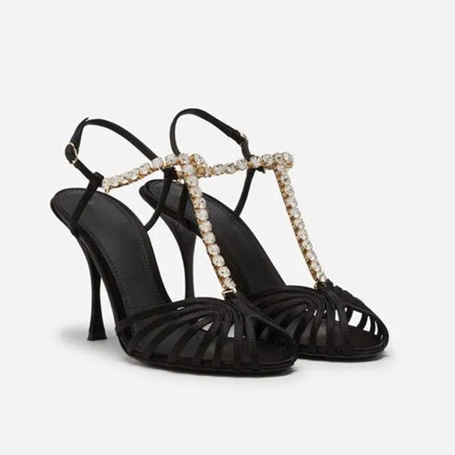 Crystal Ball Banquet Heels