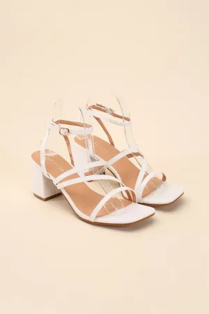Dancing Queen Strappy Low Block Heel