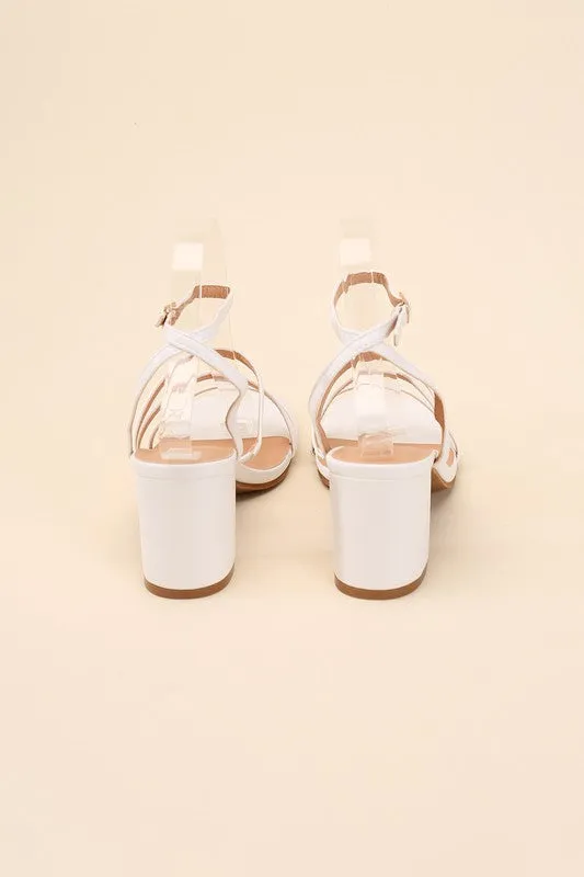 Dancing Queen Strappy Low Block Heel