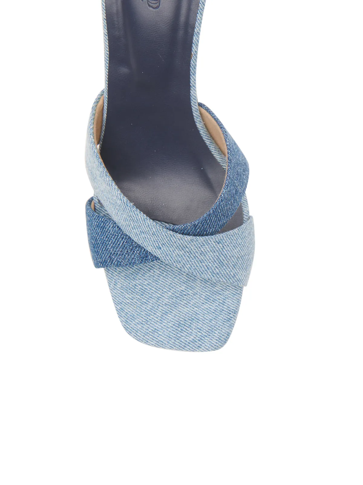 Denim Cross Slides