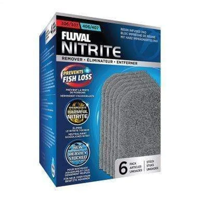 Fluval 306/406, 307/407 Nitrite Remover Pads 6 Pack