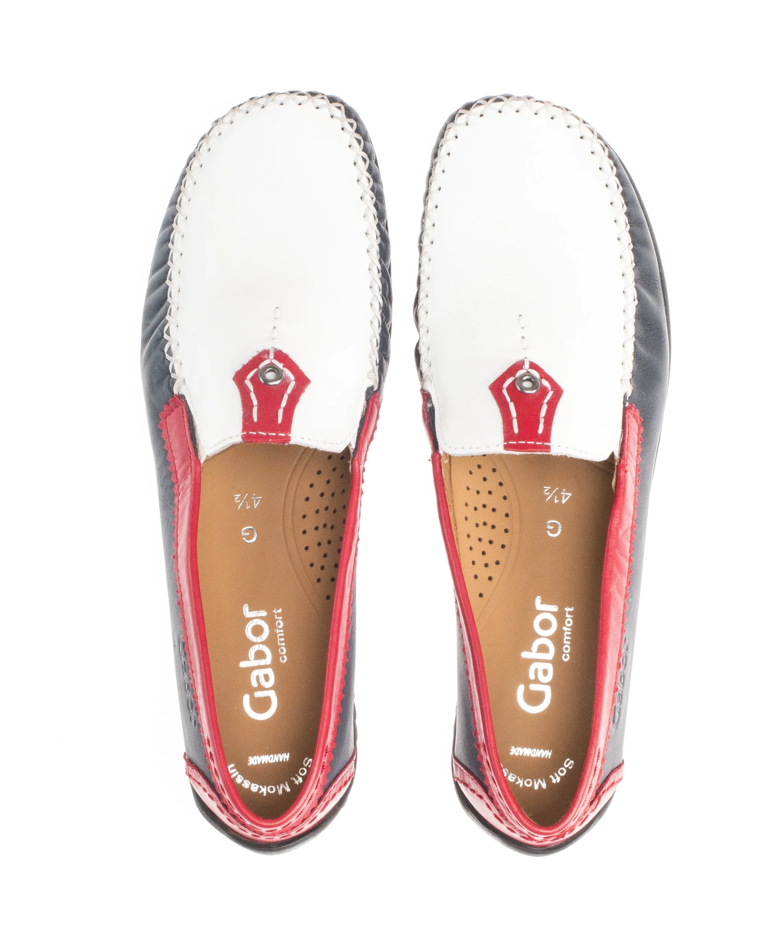Gabor Womens Loafer 46.090.68 Midnight/White/Red