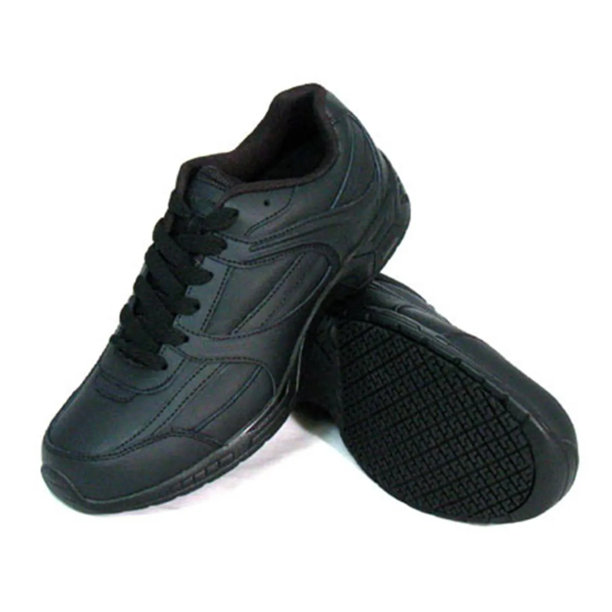 Genuine Grip Footwear- 1010 Men's Athletic Black Shoe