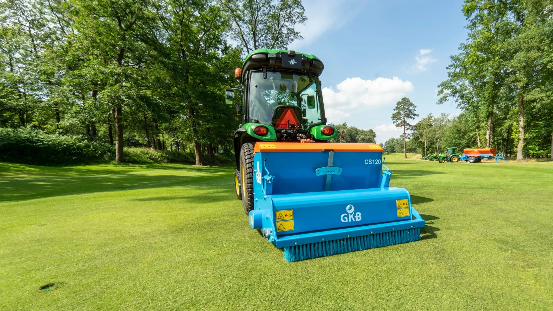 GKB CombiSeeder With Spiked Front / Rear Roller | Model CS120-CS240 | Working Width 48"-95" |  For Tractor