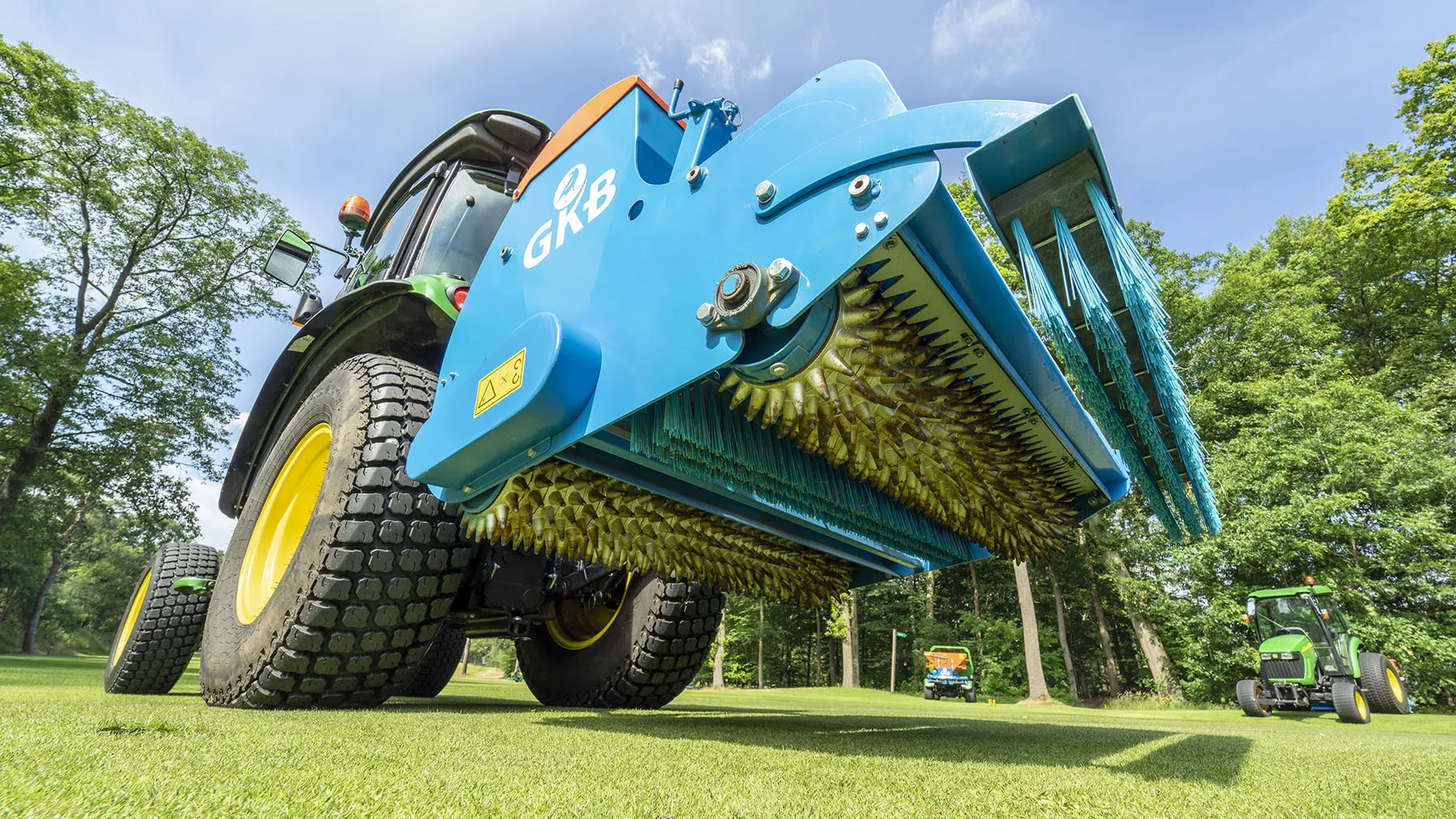 GKB CombiSeeder With Spiked Front / Rear Roller | Model CS120-CS240 | Working Width 48"-95" |  For Tractor