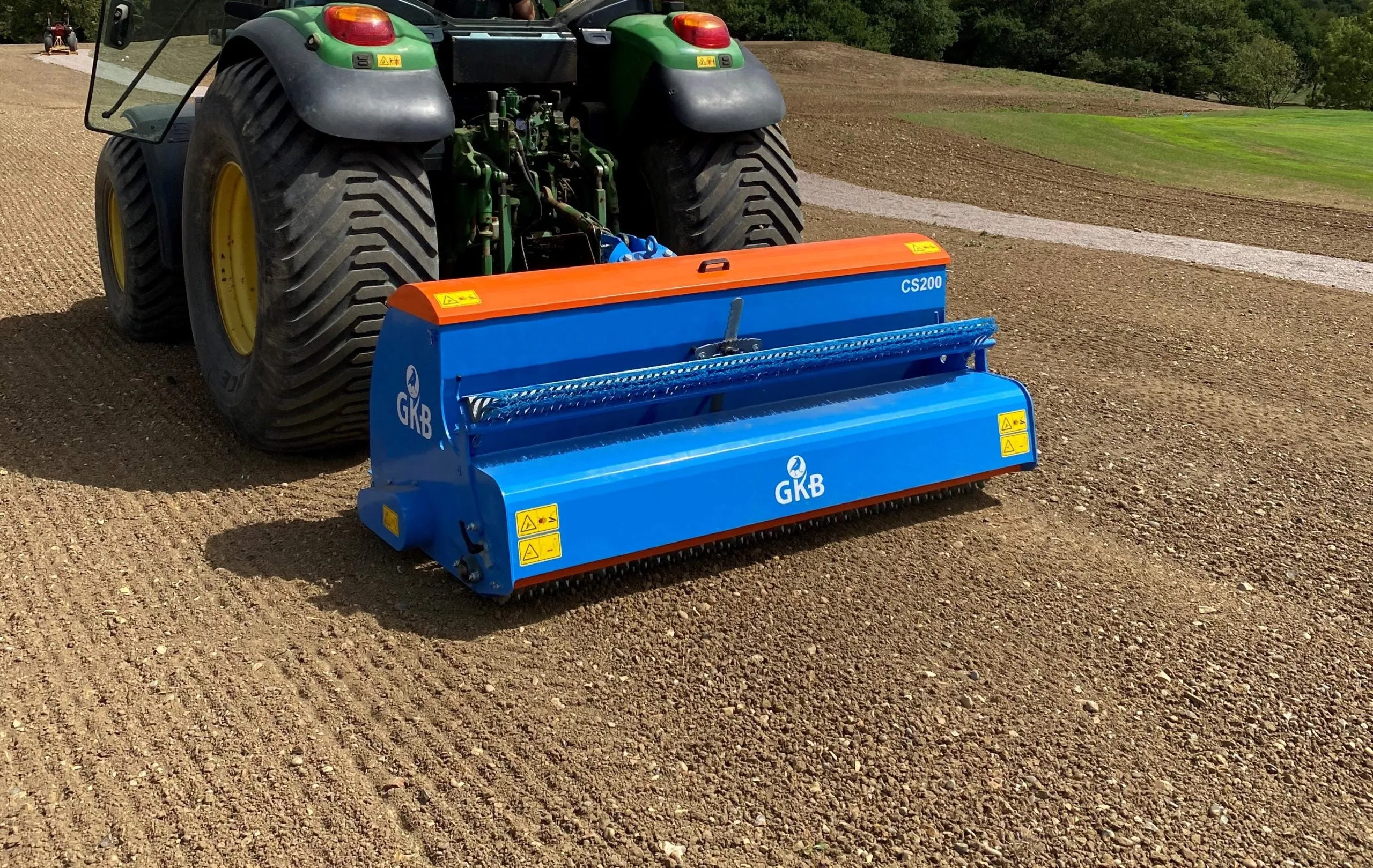 GKB CombiSeeder With Spiked Front / Rear Roller | Model CS120-CS240 | Working Width 48"-95" |  For Tractor