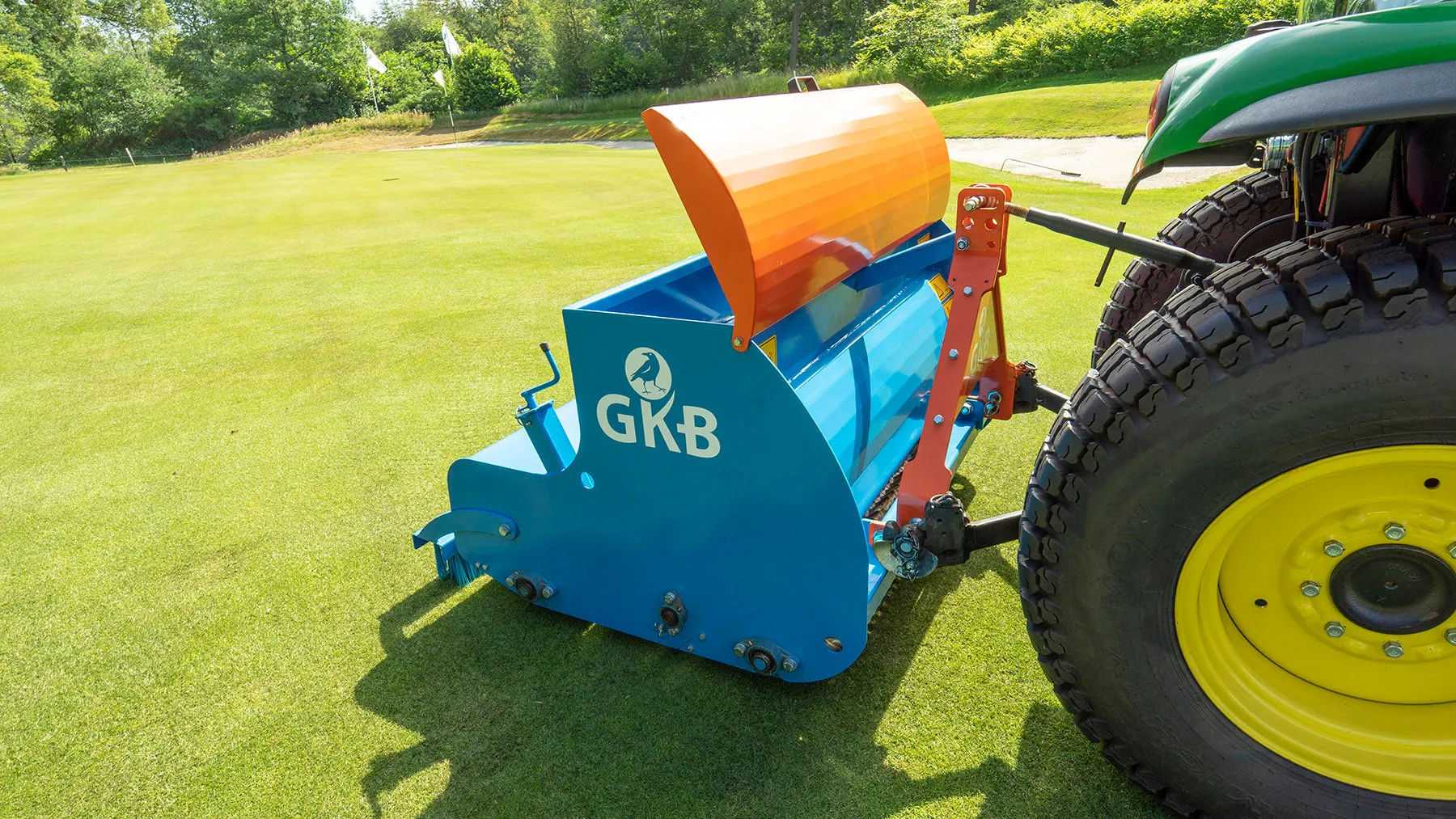 GKB CombiSeeder With Spiked Front / Rear Roller | Model CS120-CS240 | Working Width 48"-95" |  For Tractor