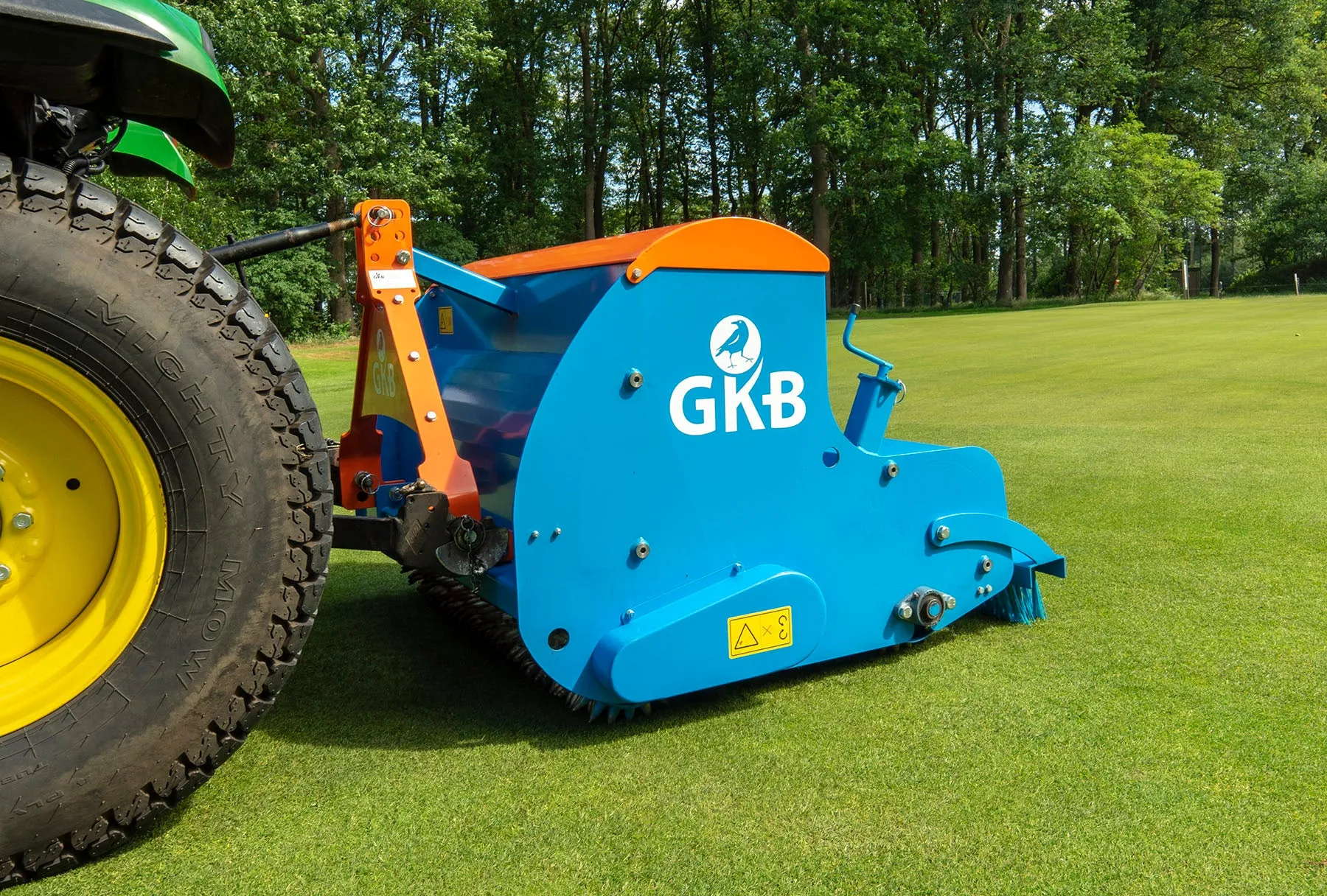 GKB CombiSeeder With Spiked Front / Rear Roller | Model CS120-CS240 | Working Width 48"-95" |  For Tractor