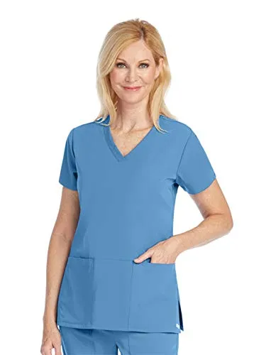 Grey's Anatomy 2115 Signature 3-Pocket Top for Women - Super-Soft Medical Scrub Top