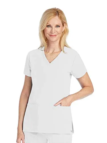Grey's Anatomy 2115 Signature 3-Pocket Top for Women - Super-Soft Medical Scrub Top