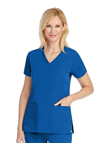 Grey's Anatomy 2115 Signature 3-Pocket Top for Women - Super-Soft Medical Scrub Top