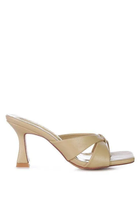 Highflip Criss Cross Slip On Thong Sandals